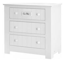 Komoda Pinio Marsylia, balta, 100 cm x 51 cm x 92 cm