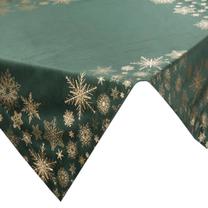 Kalėdinė staltiesė kvadratinė OSB-174, aukso/žalia, 85 x 85 cm