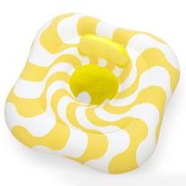 Pripučiamas ratas Bestway Wavy Square, geltonas, 72 cm