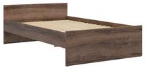 Lovos rėmas dvigulė Nepo Plus 120, 120 x 200 cm, ruda, be čiužinio