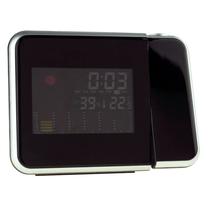 Laikrodis With Projector, juoda, 15 cm x 11 cm