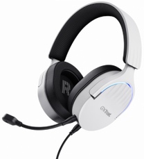 Laidinės žaidimų ausinės Trust GXT 490 W FAYZO, balta