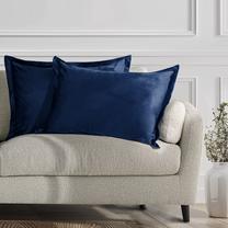 Pagalvės užvalkalas Restilo Velvet, mėlyna, 50 cm x 70 cm, 2 vnt.