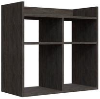 Batų lentyna Kalune Design Vista 935CMN1804, ruda/pilka, 35.6 cm x 75.6 cm x 72 cm