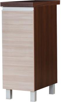 Apatinė virtuvinė spintelė Bodzio Sandi KS30DP-LA/OR, riešuto/smėlio, 60 cm x 30 cm x 86 cm