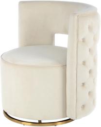 Krėslas Kayoom Beverly 125, kreminė, 66.5 cm x 74 cm x 77.5 cm