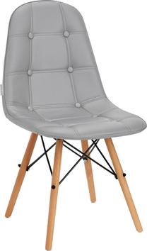 Valgomojo kėdė ActivEshop QS-185, matinė, pilka, 38 cm x 43 cm