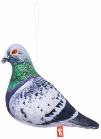 Pliušinis žaislas paukštis Fancy Pigeon, pilkas, 18 cm
