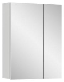 Pakabinama vonios spintelė su veidrodžiu MC Akcent Vira, balta, 18 cm x 60 cm x 77 cm