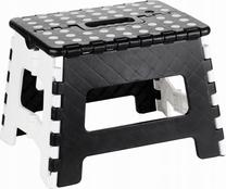 Taburetė Ravi Alex, balta/juoda, 24 cm x 28 cm x 22 cm