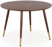 Stalas Domenico, aukso/riešuto, 110 cm x 110 cm x 76 cm