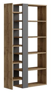 Lentyna Kalune Design Lift 776HMS3624, antracito/ąžuolo, 29 cm x 80 cm x 150.5 cm