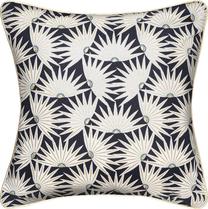 Dekoratyvinė pagalvėlė Atmosphera Feel, balta/tamsiai mėlyna, 40 cm x 40 cm