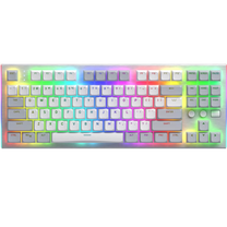 Klaviatūra HATOR Gravity TKL HATOR Aurum Orange, Anglų (US), balta/įvairių spalvų