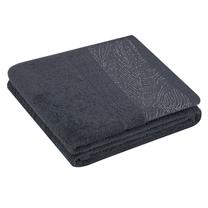 Vonios rankšluostis Restilo Bellis, grafito, 130 cm x 70 cm