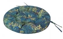 Lauko kėdės pagalvėlė Hobbygarden Stork Small Ekolen STMZIT9, mėlyna/žalia, 65 x 65 cm