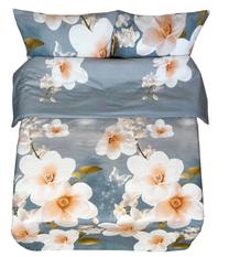 Patalynės užvalkalų komplektas Rustilė Dreamer 1121, baltas/žalias/pilkas, 200 x 200 cm