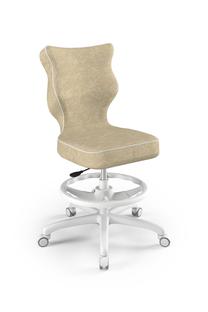 Vaikiška darbo kėdė Petit Visto 26, 64 x 64 x 102.5 cm, balta/smėlio