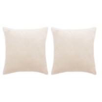 Dekoratyvinė pagalvėlė VLX Cushion Set, balta, 60 cm x 60 cm, 2 vnt.