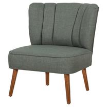 Krėslas Hanah Home Monn Way Greyish Green, žalias, 65 cm x 64 cm x 75 cm