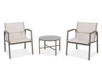 Lauko baldų komplektas Mango Balcony, rudas, 2 vietų