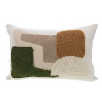 Dekoratyvinė pagalvėlė Amadeus Johana, ruda/balta/žalia, 40 cm x 60 cm