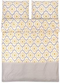 Patalynės užvalkalų komplektas Damascus THK-076047, rudas/geltonas, 200 x 220 cm