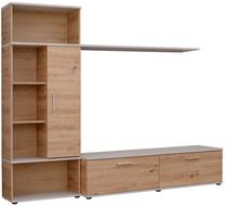 Televizoriaus spintelė ASM Roi, rudas, 200 cm x 40 cm x 155 cm