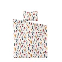 Patalynės užvalkalų komplektas Domoletti, rudas/baltas/raudonas, 140 x 200 cm