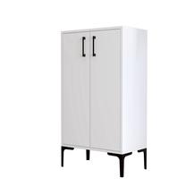 Batų dėžė Kalune Design Prag 845HCT4113, balta, 35 cm x 60 cm x 111 cm