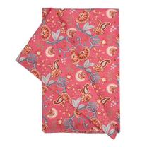 Staltiesė stačiakampė Home4you Loneta, mėlyna/raudona/rožinė, 136 x 220 cm