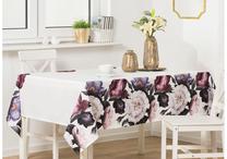 Staltiesė stačiakampė Splendid Lucia, balta/violetinė, 180 x 140 cm