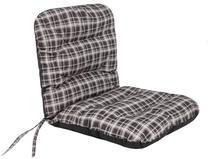 Lauko kėdės pagalvėlė Hobbygarden Natalia PONBRK7, šviesiai ruda/tamsiai ruda, 48 x 48 cm