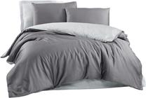 Patalynės užvalkalų komplektas Mijolnir Satin Double Quilt 121VCT2822, pilkas, 200 x 220 cm