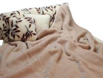 Antklodė Merino, 200 x 220 cm, ruda