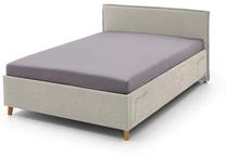 Lova dvigulė Fun, 140 x 200 cm, smėlio, be čiužinio, su grotelėmis