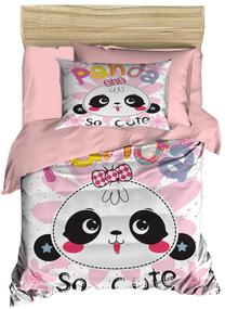 Vaikiškas patalynės užvalkalų komplektas Mijolnir PH154, balta/rožinė, 100 x 150 cm