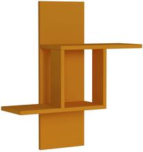 Sieninė lentyna Kalune Design Mill 776HMS1608, geltona, 20 cm x 64 cm x 70 cm