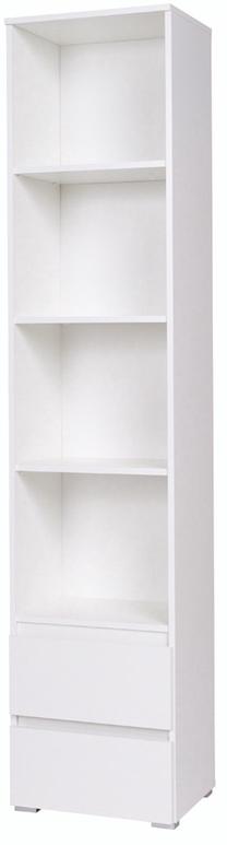 Spinta Cama Meble Narrow, balta, 34 cm x 45 cm x 204 cm