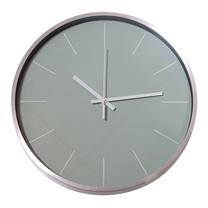 Sieninis kvarcinis laikrodis Besk, sidabro, 30 cm x 30 cm, 30 cm
