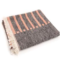 Pledas Amadeus Maxence, oranžinis/pilkas, 130 cm x 170 cm