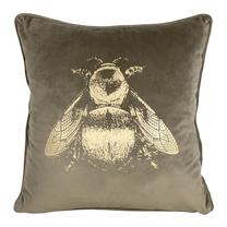 Dekoratyvinės pagalvėlės užvalkalas JBQ-06, tamsiai smėlinė, 45 cm x 45 cm