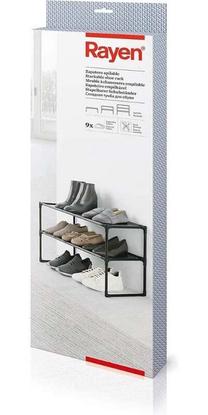 Batų lentyna Rayen, juoda, 28 cm x 59 cm x 38 cm