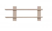 Sieninė lentyna MN Cezar 3623004, ąžuolo, 120 cm x 18 cm x 42 cm