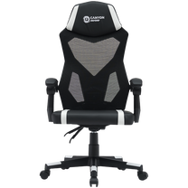 Žaidimų kėdė Canyon Flow MCH01, balta/juoda