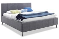 Lova dvigulė Lizzano Cloud, 160 x 200 cm, antracito, be čiužinio, su grotelėmis