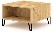 Kavos staliukas Bilbao BL10, ąžuolo, 60 cm x 60 cm x 37 cm