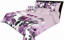 Lovatiesė NMR-018, balta/rožinė/violetinė, 220 cm x 240 cm