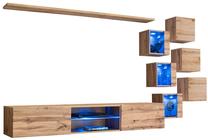 Sekcija ASM Switch XXI, ąžuolo, 260 cm x 40 cm x 140 cm