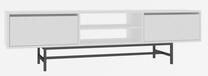 TV staliukas Kalune Design Tauber, baltas, 180 cm x 40 cm x 50 cm